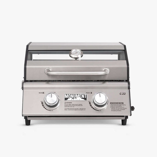 Monument Grills G22 – Stainless Tabletop Propane Gas Grill