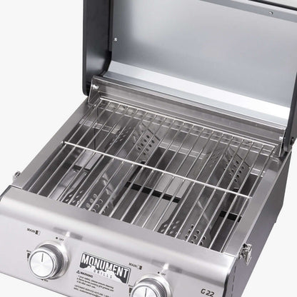 Monument Grills G22 – Stainless Tabletop Propane Gas Grill