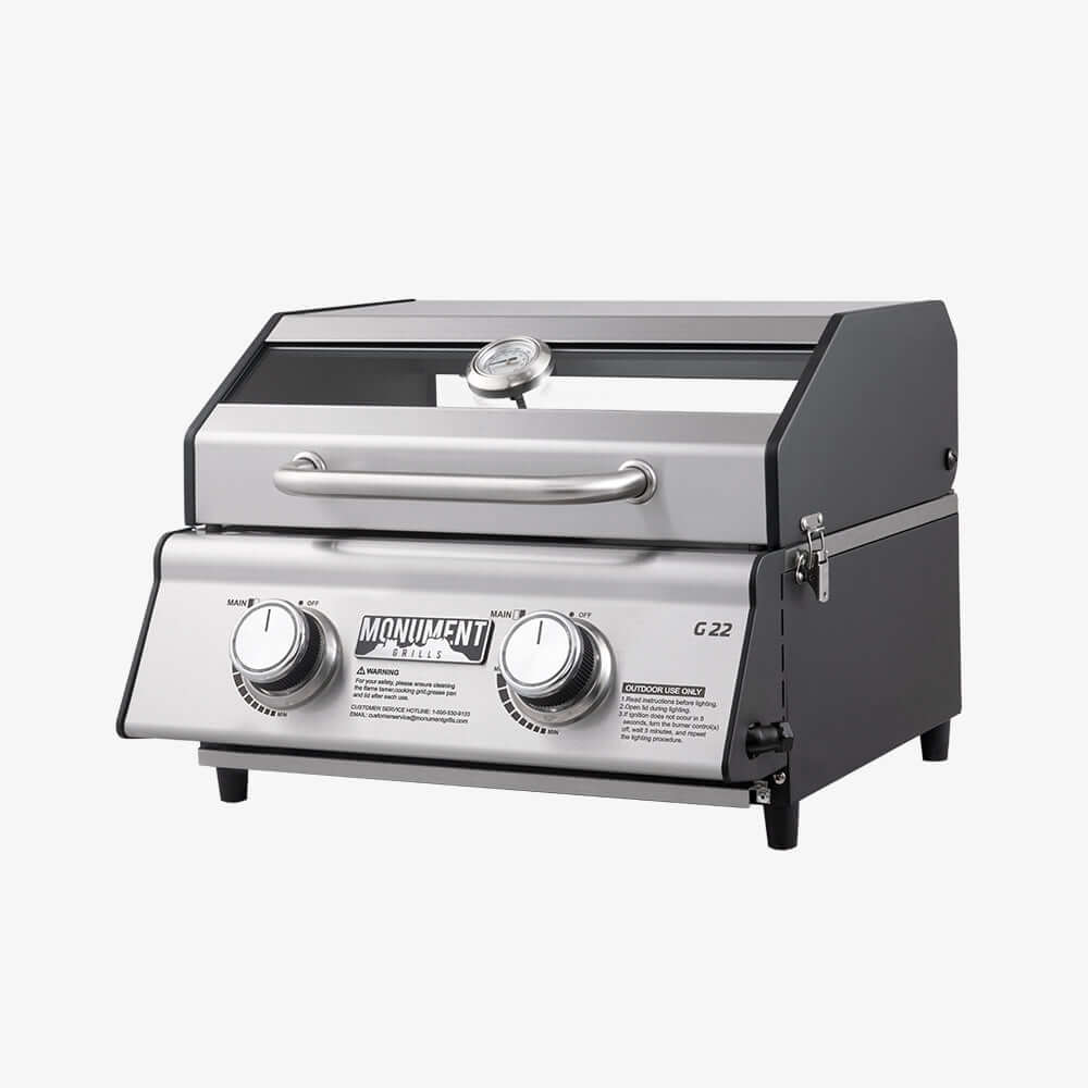 Monument Grills G22 – Stainless Tabletop Propane Gas Grill
