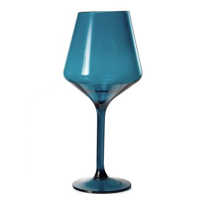 Saint Tropez Acrylic Stemmed Wine Glassware, Set of 2