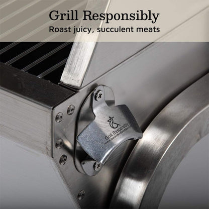 Heavy-Duty 125 LB Electric Hooded BBQ Rotisserie Grill with Viewing Window