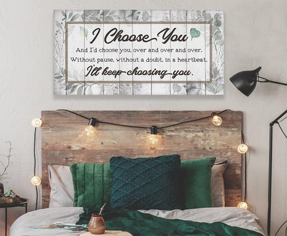 I Choose You - Canvas