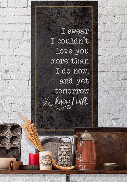 I Swear - Canvas