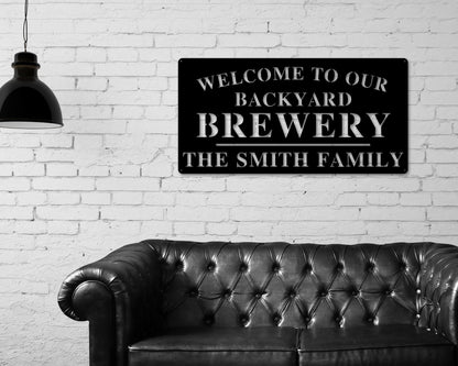 Custom Bar & Pub Metal Sign – Personalized Man Cave & Outdoor Kitchen Decor