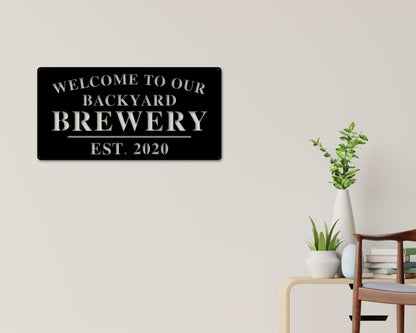Custom Bar & Pub Metal Sign – Personalized Man Cave & Outdoor Kitchen Decor