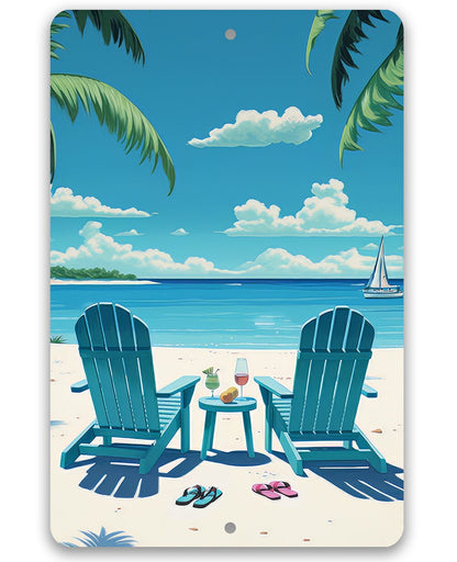 Another Day in Paradise - Metal Sign