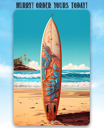 Surf's Up - Metal Sign