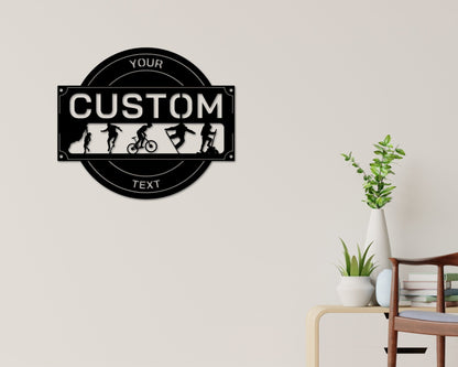 Adventure & Travel Metal Sign – Cabin, Hiking, Climbing & Outdoor Decor