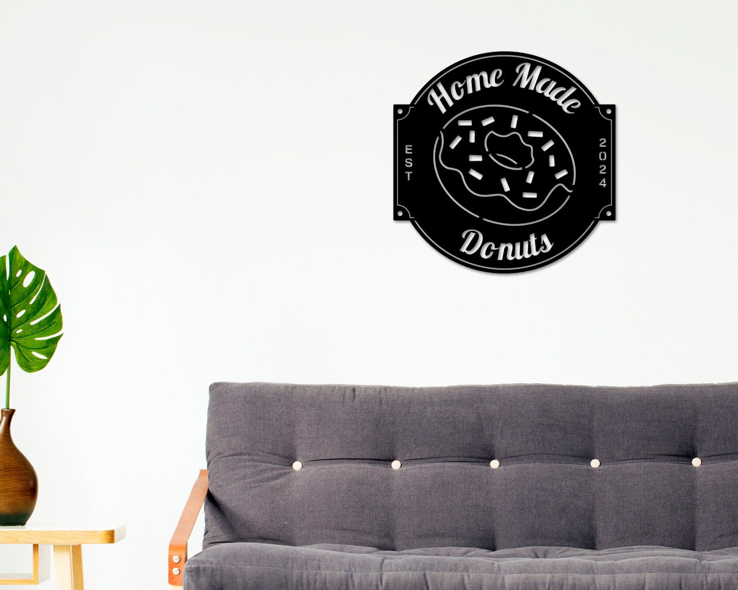 Custom Donut Shop Metal Sign – Personalized Bakery & Business Decor