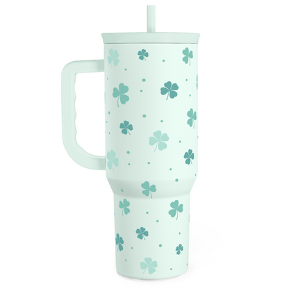 Mint Shamrock Slidemate | Slider Tumbler with Handle 40oz