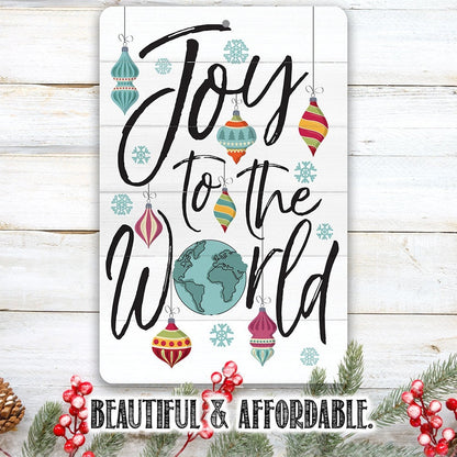 Joy To The World - Metal Sign