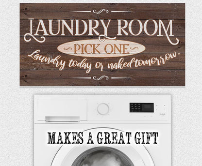 Laundry Pick One - Canvas