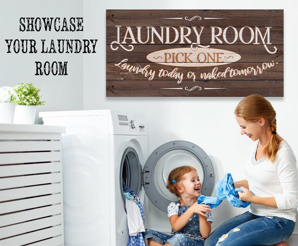 Laundry Pick One - Canvas