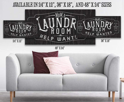 Laundry Room Help Wanted - Canvas