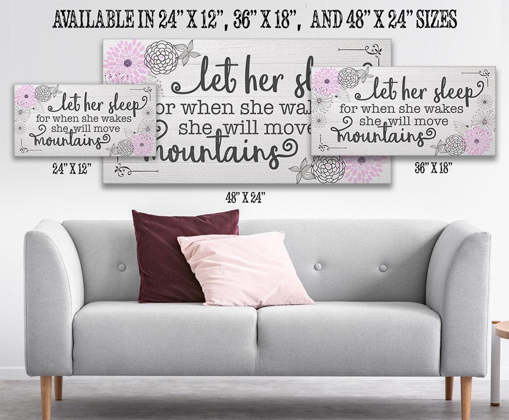 Let Her Sleep - Canvas