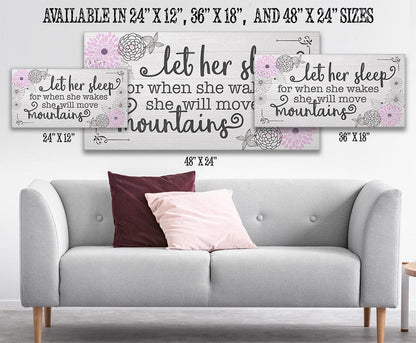 Let Her Sleep - Canvas