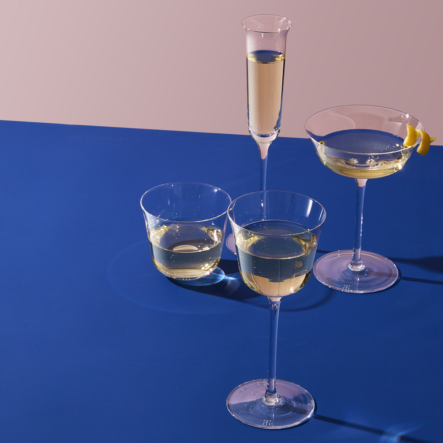 Opera Nick & Nora Champagne Coupe, Cocktail Glassware, Set of 2
