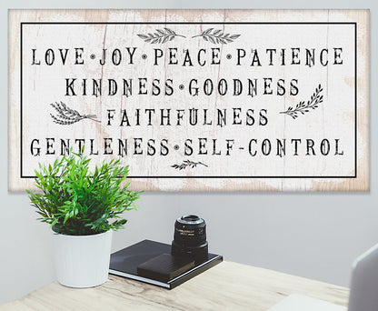 Love Joy Peace - Canvas