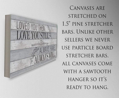 Loved You Then Love You Still - Canvas