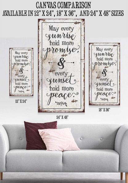 May Every Sunrise - Canvas