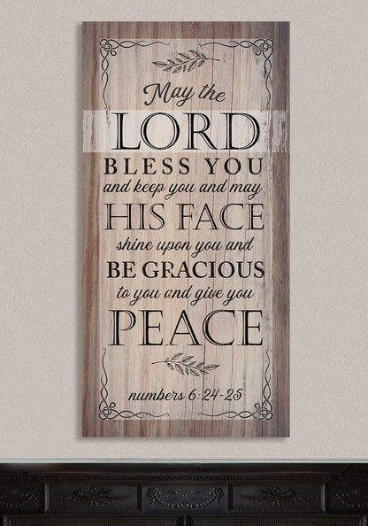 May The Lord Bless - Canvas