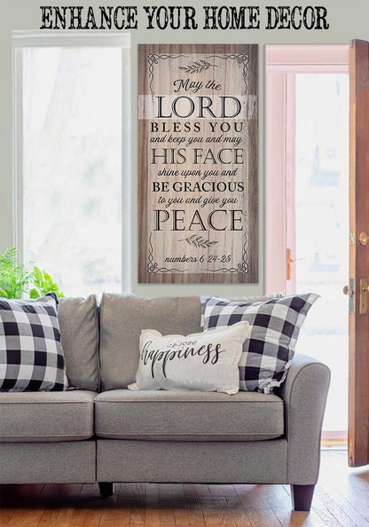 May The Lord Bless - Canvas