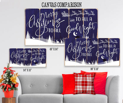 Merry Christmas To All - Canvas