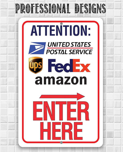 Postal Sign - Metal Sign