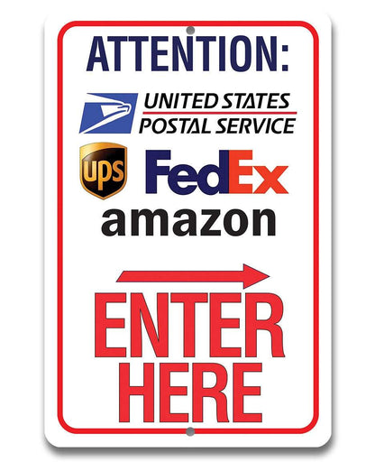 Postal Sign - Metal Sign