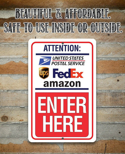 Postal Sign - Metal Sign