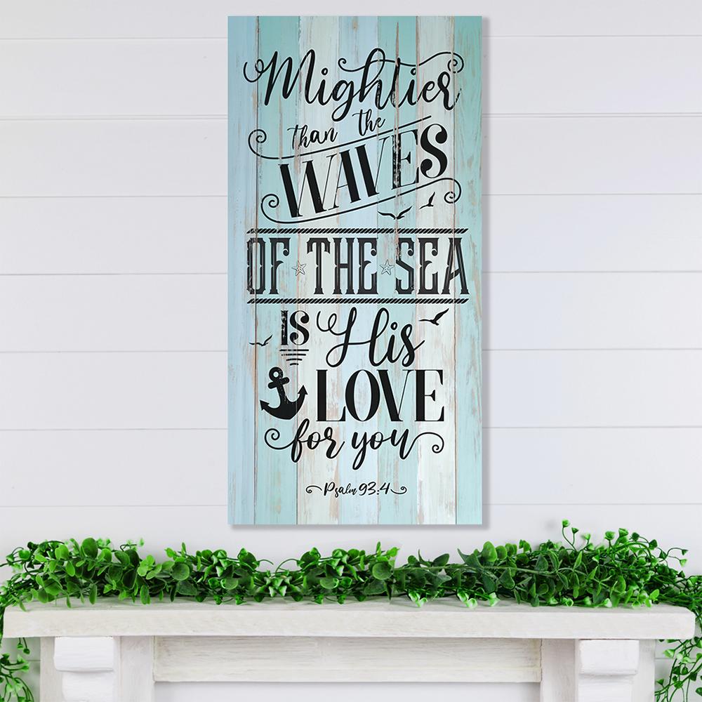 Mightier Than The Waves - Canvas