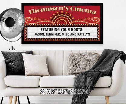 Personalized - Cinema - Canvas