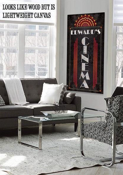 Personalized - Cinema Vertical - Canvas