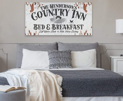 Personalized - Country Inn B&B - Canvas