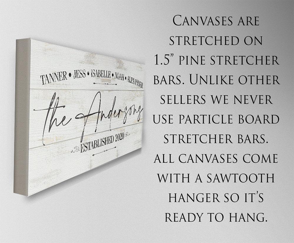 Personalized - Family Name - Canvas
