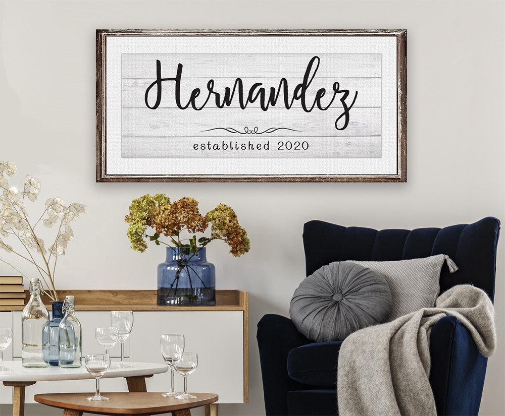 Personalized - Family Name - Canvas