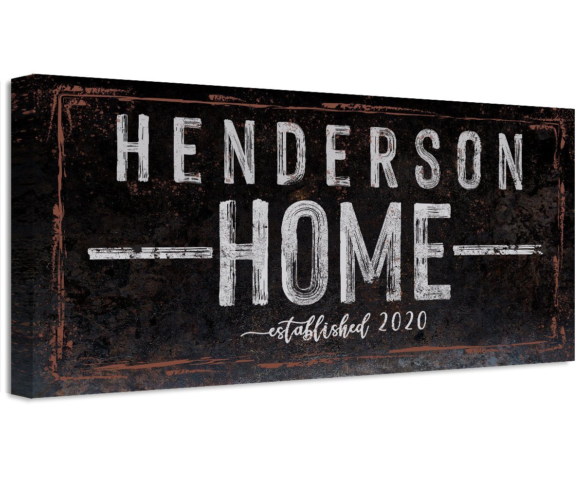 Personalized - Family Name - Canvas