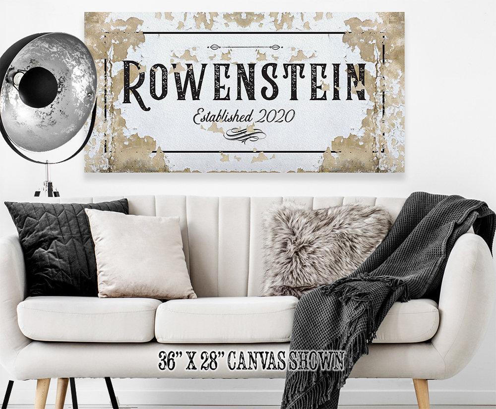 Personalized - Family Name - Canvas