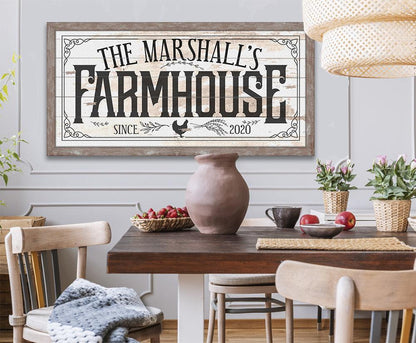 Personalized - Farmhouse - Canvas