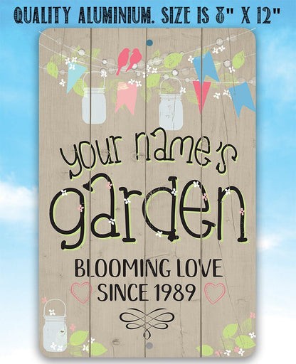 Personalized - Garden Decor - Metal Sign