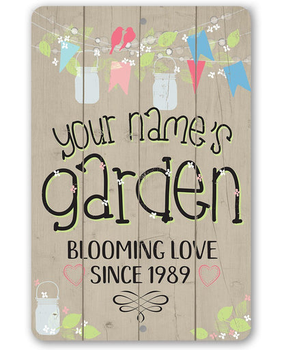 Personalized - Garden Decor - Metal Sign