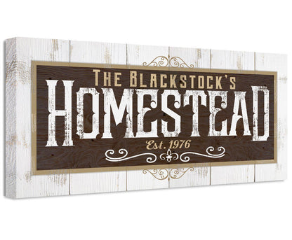 Personalized - Homestead - Canvas