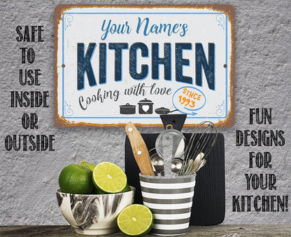 Personalized - Kitchen - Metal Sign