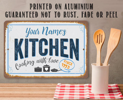 Personalized - Kitchen - Metal Sign