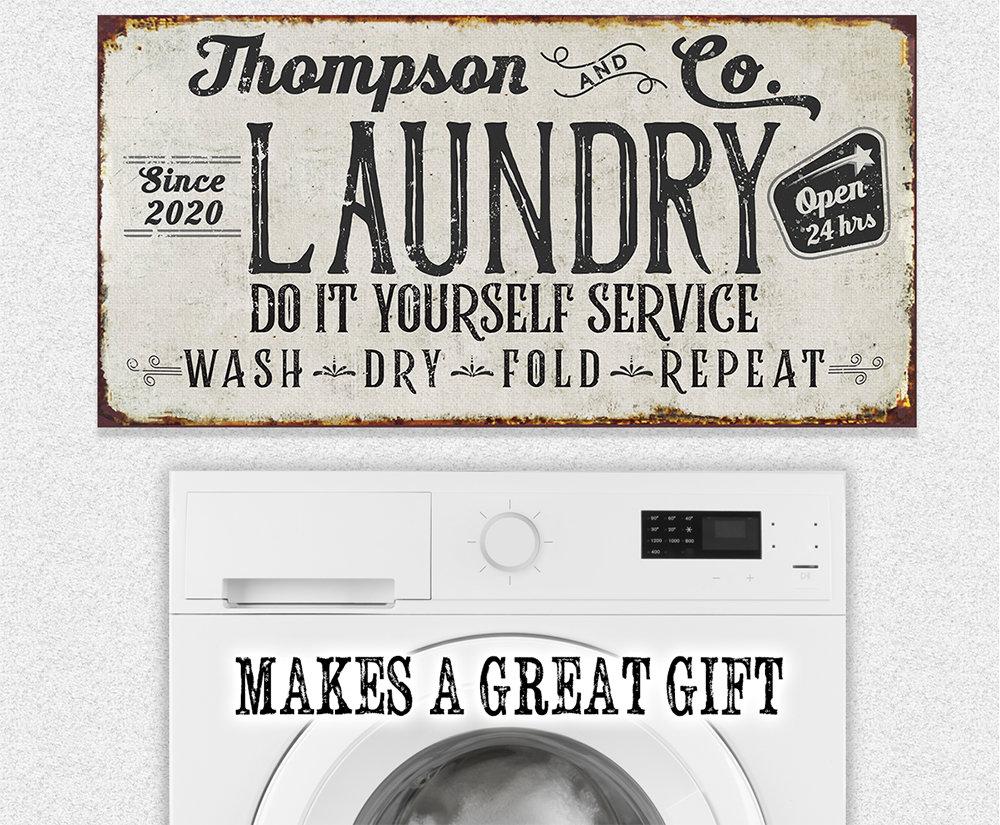 Personalized - Laundry and Co - Canvas