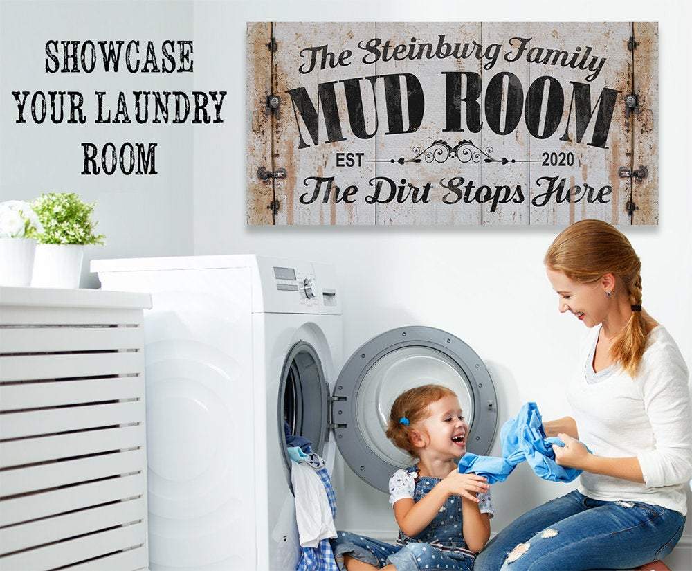 Personalized - Mud Room - Canvas