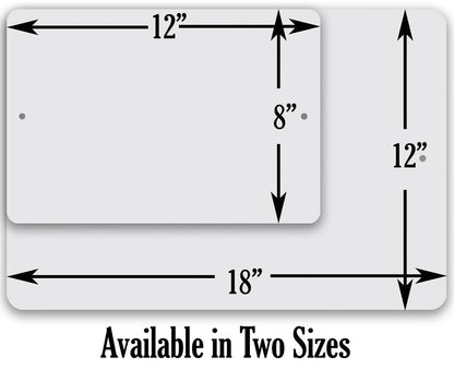 Personalized - Open Bar Policy - Metal Sign