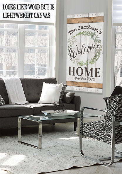 Personalized - Welcome - Canvas
