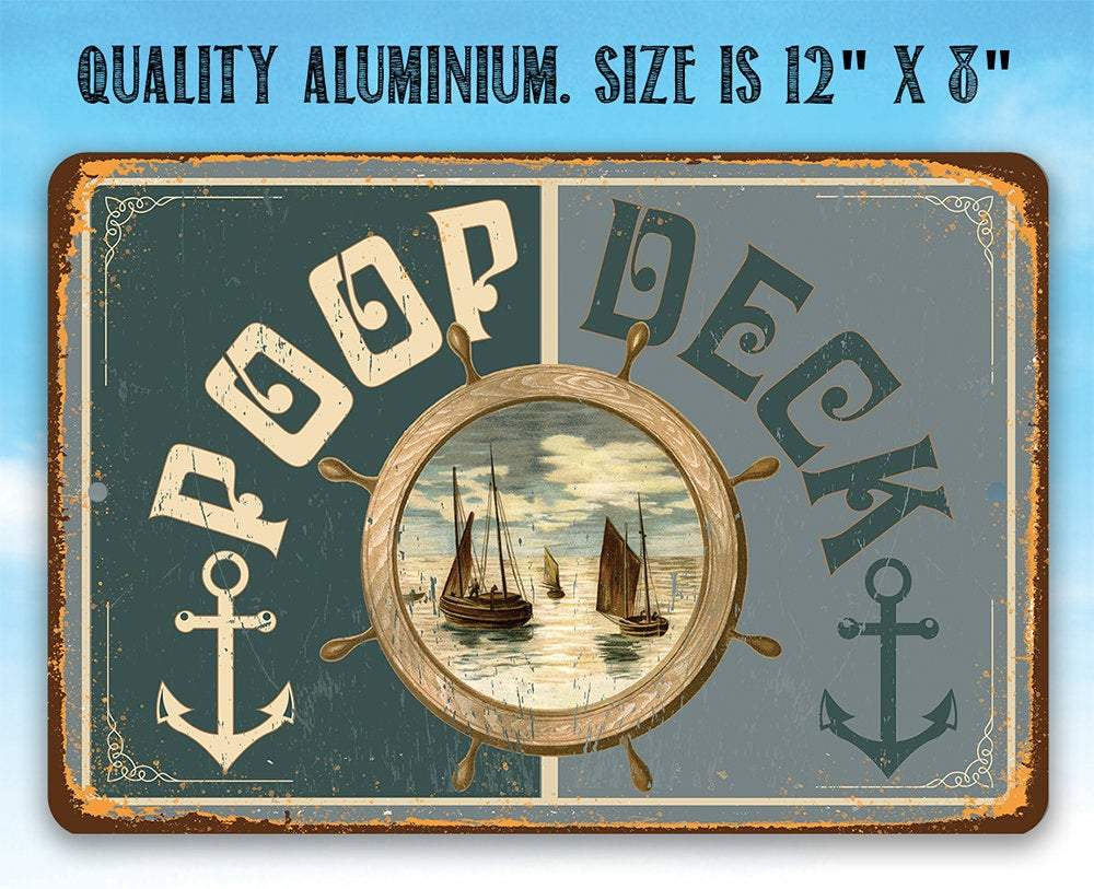 Poop Deck - Metal Sign