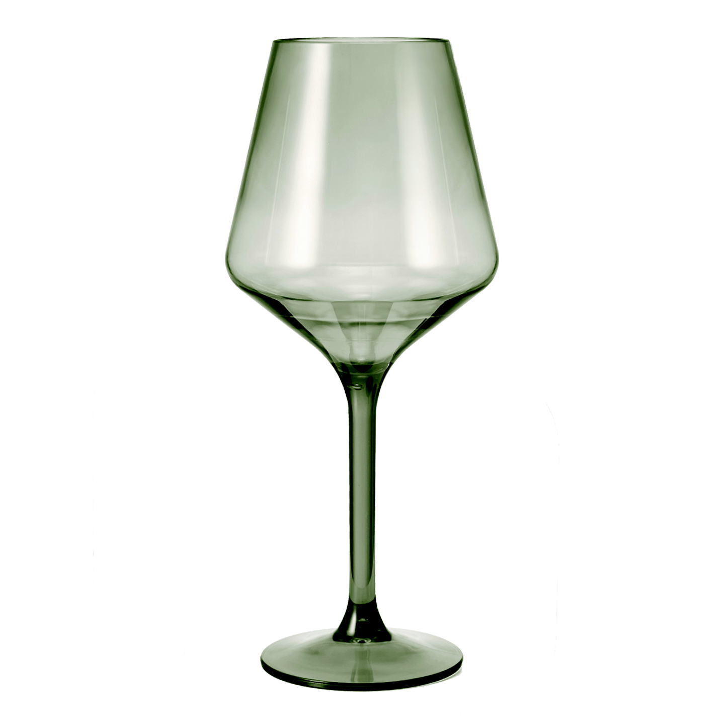 Saint Tropez Acrylic Stemmed Wine Glassware, Set of 2